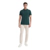 Erkek Polo Yaka Slim Fit Düz Pamuklu Tişört 4613