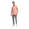 Erkek Polo Yaka Slim Fit Düz Pamuklu Tişört 4613