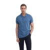 Erkek Polo Yaka Slim Fit Pike Düz Pamuklu Tişört