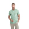 Erkek Polo Yaka Slim Fit Pike Düz Pamuklu Tişört