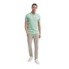 Erkek Polo Yaka Slim Fit Pike Düz Pamuklu Tişört