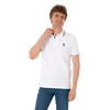 Erkek Regular Fit Beyaz Polo Yaka Basic Tişört