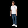 Erkek Regular Fit Beyaz Polo Yaka Basic Tişört