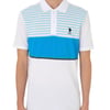 Erkek Regular Fit Polo Yaka Turkuaz T-shirt