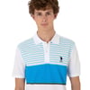 Erkek Regular Fit Polo Yaka Turkuaz T-shirt