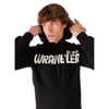 Erkek Siyah Kapüşonlu Sweatshirt 