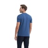 Erkek Slim Fit Bisiklet Yaka Pamuklu Düz Tişört