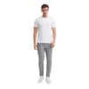 Erkek Slim Fit Bisiklet Yaka Pamuklu Düz Tişört