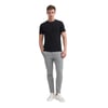 Erkek Slim Fit Bisiklet Yaka Pamuklu Düz Tişört