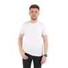 Erkek Slim Fit Bisiklet Yaka Pamuklu Düz Tişört 4623