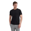 Erkek Slim Fit Bisiklet Yaka Pamuklu Düz Tişört