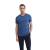 Erkek Slim Fit Bisiklet Yaka Pamuklu Düz Tişört
