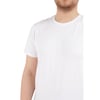 Erkek Slim Fit Bisiklet Yaka Pamuklu Düz Tişört 4623