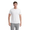 Erkek Slim Fit Bisiklet Yaka Pamuklu Düz Tişört