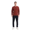 Erkek Slim Fit Pamuk Karışımlı Selanik Örgü Sweatshirt 56400 