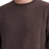 Erkek Slim Fit Pamuk Karışımlı Selanik Örgü Sweatshirt 56400 