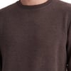 Erkek Slim Fit Pamuk Karışımlı Selanik Örgü Sweatshirt 56400 