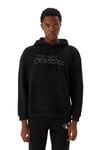 Erkek Sweatshirt Kapüşonlu Siyah 
