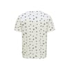 Erkek T-Shirt Sıfır Yaka Desenli 22028732