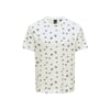 Erkek T-Shirt Sıfır Yaka Desenli 22028732