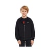 Essential B Full Zip Hoodie Sweatshirt Büyük Erkek Çocuk Siyah Sweatshirt SK232081-001