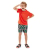 Essential B Short Sleeve T-Shirt Büyük Erkek Çocuk Turuncu Tshirt SK232080-700