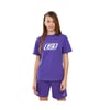 Essential G Short Sleeve T-Shirt Büyük Kız Çocuk Mor Tshirt SK232139-495