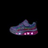 Flutter Heart Lights - Groovy Swirl 303253N Işıklı Ortopedik Çocuk Spor Ayakkabı