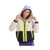 G Outdoor Fleece Full Zip Sherpa Büyük Kız Çocuk Mor Mont Sk232176-505