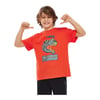 Graphic Tee B Short Sleeve Büyük Erkek Çocuk Turuncu Tshirt SK241093-700
