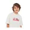 Graphic Tee B Short Sleeve Büyük Erkek Çocuk Beyaz Tshirt SK241020-102