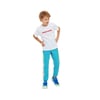 Graphic Tee B Short Sleeve Büyük Erkek Çocuk Beyaz Tshirt SK241017-100