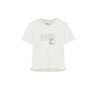 Graphic Tee G Short Sleeve Büyük Kız Çocuk Beyaz Takım SK241034-102