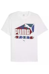 Graphics Sports Tee Tişort Erkek T-shirt Beyaz 683207-02 