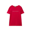 Kadın Benetton Yazılı Basic T-Shirt