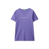 Kadın Benetton Yazılı Basic T-Shirt