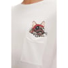 KADIN BİSİKLET YAKA CEPLİ T-SHIRT