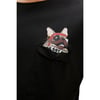 KADIN BİSİKLET YAKA CEPLİ T-SHIRT