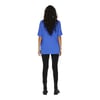 Kadın Bisiklet Yaka Oversize %100 Pamuk T-Shirt 15261790 