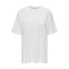 Kadın Bisiklet Yaka Oversize %100 Pamuk T-Shirt 15261790 