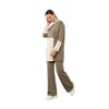 Kadın Çift Renk Bisiklet Yaka Spor Takım