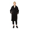 Kadın Oversize Astarsız Kaşe Kaban