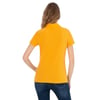 Kadın Sarı Basic Polo Yaka Tişört 359732