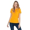 Kadın Sarı Basic Polo Yaka Tişört 359732