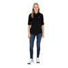 Kadın Uzun Kollu Keten Karışımlı Regular Fit Basic Gömlek 1840395