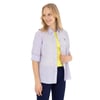 Kadın Uzun Kollu Keten Karışımlı Regular Fit Basic Gömlek 1840395