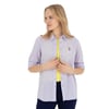 Kadın Uzun Kollu Keten Karışımlı Regular Fit Basic Gömlek 1840395