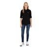 Kadın Uzun Kollu Keten Karışımlı Regular Fit Basic Gömlek 1840395