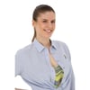 Kadın Uzun Kollu Keten Karışımlı Regular Fit Basic Gömlek 1840395