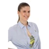 Kadın Uzun Kollu Keten Karışımlı Regular Fit Basic Gömlek 1840395